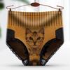 1PC Moda Gatto Stampa Vita Alta Mutandine Contenitive della Pancia Donna Dimagrante Body Shaper Biancheria Intima Slip Senza Soluzione di Continuità Donna Femminile Hip Lifting Mutande