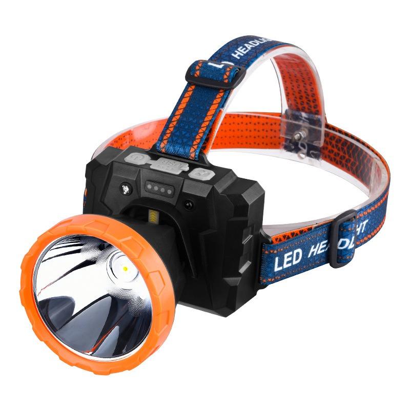 Outdoor 1-in-1 Headlamp & Fan - High Lumen LED Super Bright, Motion Sensor, Portable Long-Life for Night Fishing