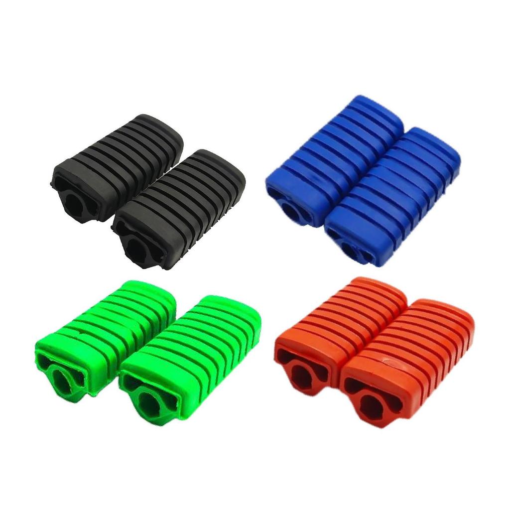 Motorcycle Footpegs Cover Premium Foot Rest Shell for EN125 Dy110 Dy100 Black