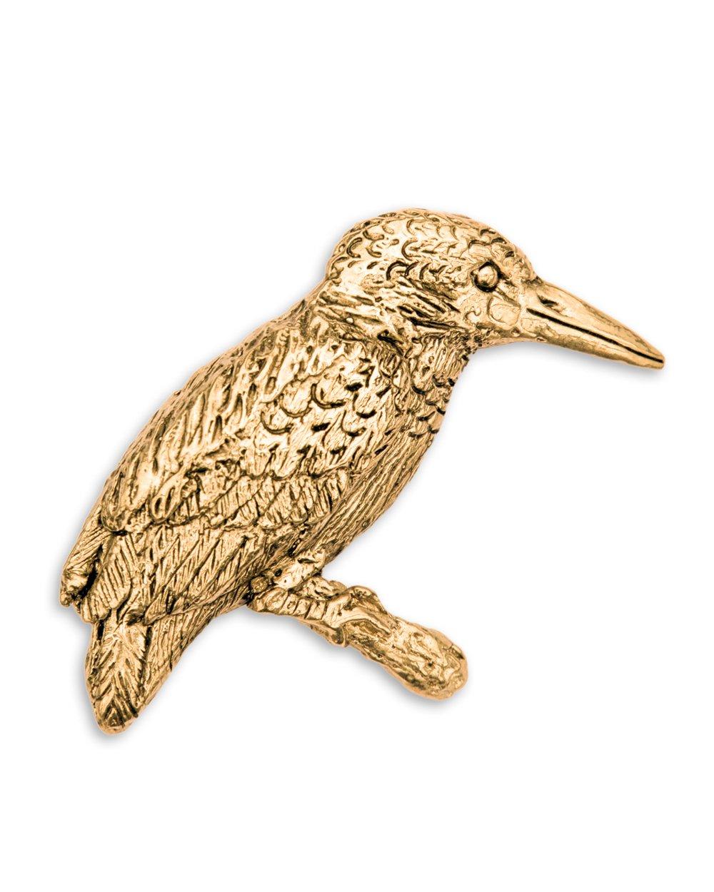 

Kingfisher Made in England Animal Art Brooch 22ct Gold Plated (Птица)