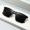 New Men's Business Polarized Sunglasses Metal Square Frame Fashion Sunglasses 5152