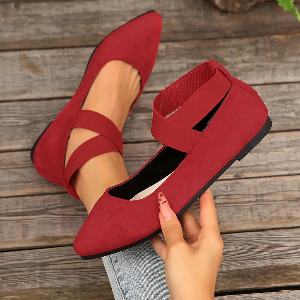 Flache Freizeitschuhe Damen Loafer Herbst Retro Bequem Atmungsaktiv Slipper Weiche Schuhe mit flachem Absatz Übergröße Zapatos De Mujer
