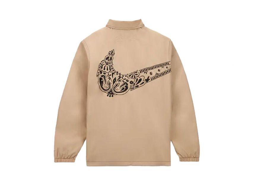Nike Dia De Muertos Coach Jacket Beige M