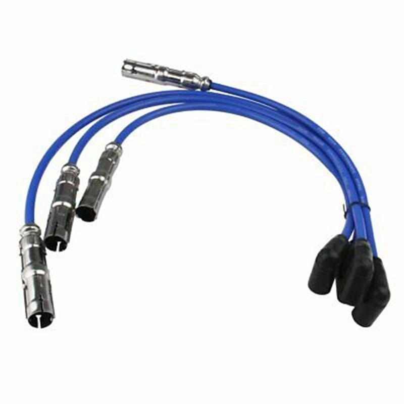 RR-4PCS 8Mm Car Spark Plug Wiring Harness Car Spark Plug Ignition Wire Set For Beetle Bora Golf Jetta 2.0L 27588 2001-2010