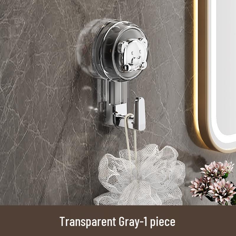 Strong Rotating Suction Cup Hook – No-Drill, Mark-Free Adhesive for Bathroom, Kitchen, or Door Towel Hanging