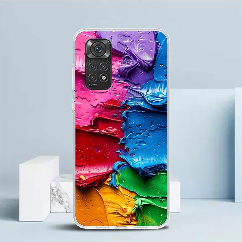 Watercolors Set Paint Palette Painting Box Phone Case For Xiaomi Redmi Note 15 14 14S 13 12S 12 Pro Plus 11S 11 11T 11E 10S 10 +
