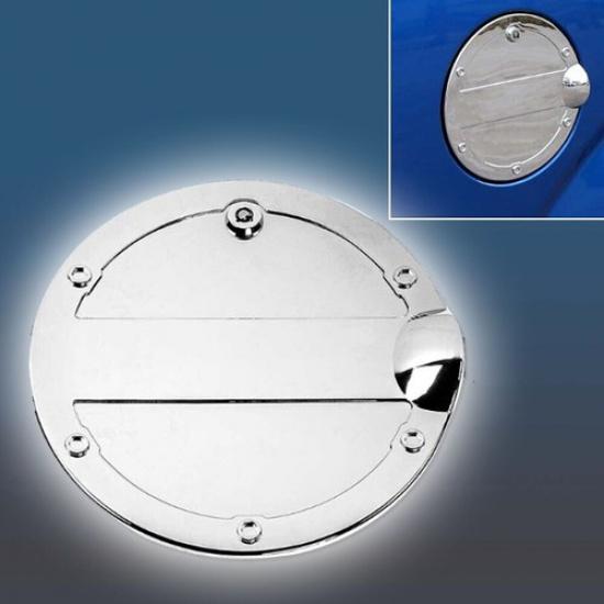Car Door Gas Cap Cover Wlocking Fuel Tank Trim For Ford F150 2015+ Chrome