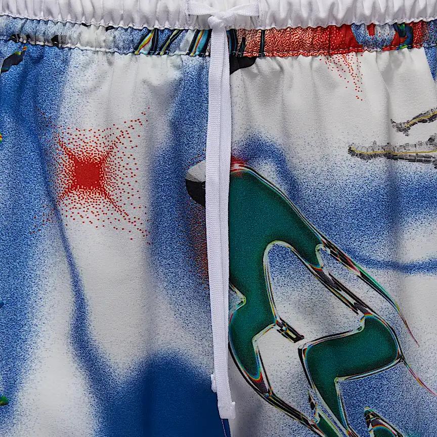 Jordan Sport Dri-FIT Diamond Fashion Comfortable Soft Skin-Friendly Quick-Dry Casual Shorts Men Shorts White Black HF9942-100