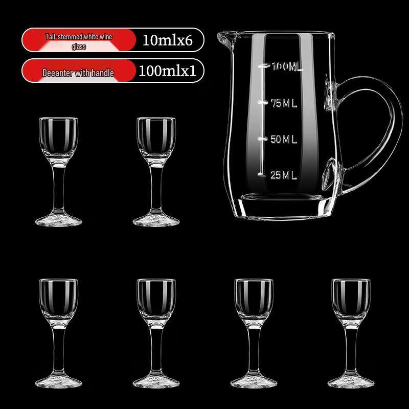 Glasdekanter und Weinkrug-Set