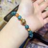 Natural Blue Water Jade Women's Bracelet - Creative Chinese Style Design