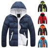 Men's Winter Hooded Cotton Jacket - Trendy European & American Casual Warm Coat