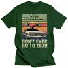 Men's Marty Don't Ever Go To 2022 Tshirt Delorean Time Travel Movie BTTF Clothing Funny Tees Gift T-Shirt