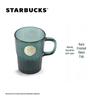 Starbucks Goddess Emblem Glass Mug