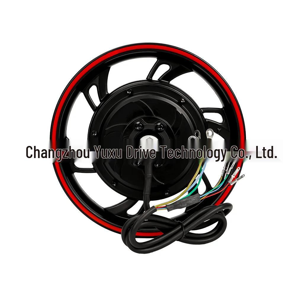 12" Brushless DC Electric Bicycle Hub Motor: 1000W/1500W, 36V-72V