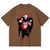 230 Gsm 100% Cotton Jujutsu Kaisen V12 Jujutsu High Print Unisex Heavy Cotton T Shirt
