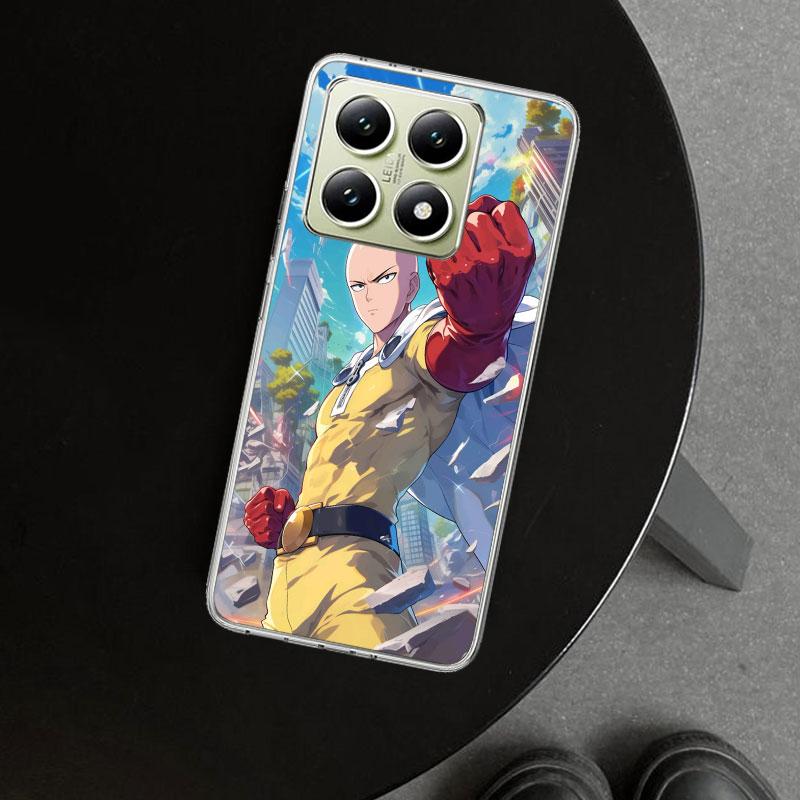One P-Punch-Man Saitama King Phone Case Cover for Xiaomi Redmi Note 15 14 13 12 11 Pro Plus 14S 12S 11S 11T 11E 10S 10 Customize