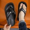 New Trendy Men EVA Flip Flops Anti-Slip Odor-Free Beach Slippers Casual Sandals