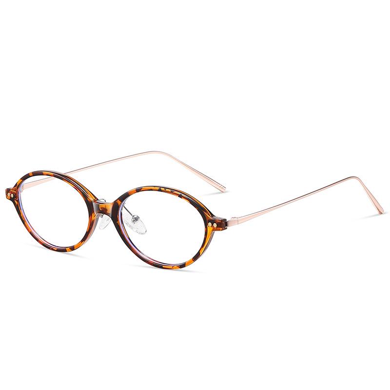 2026 Oval Retro TR Frame Glasses, Anti-Blue Light, High-End Casual Small Frame