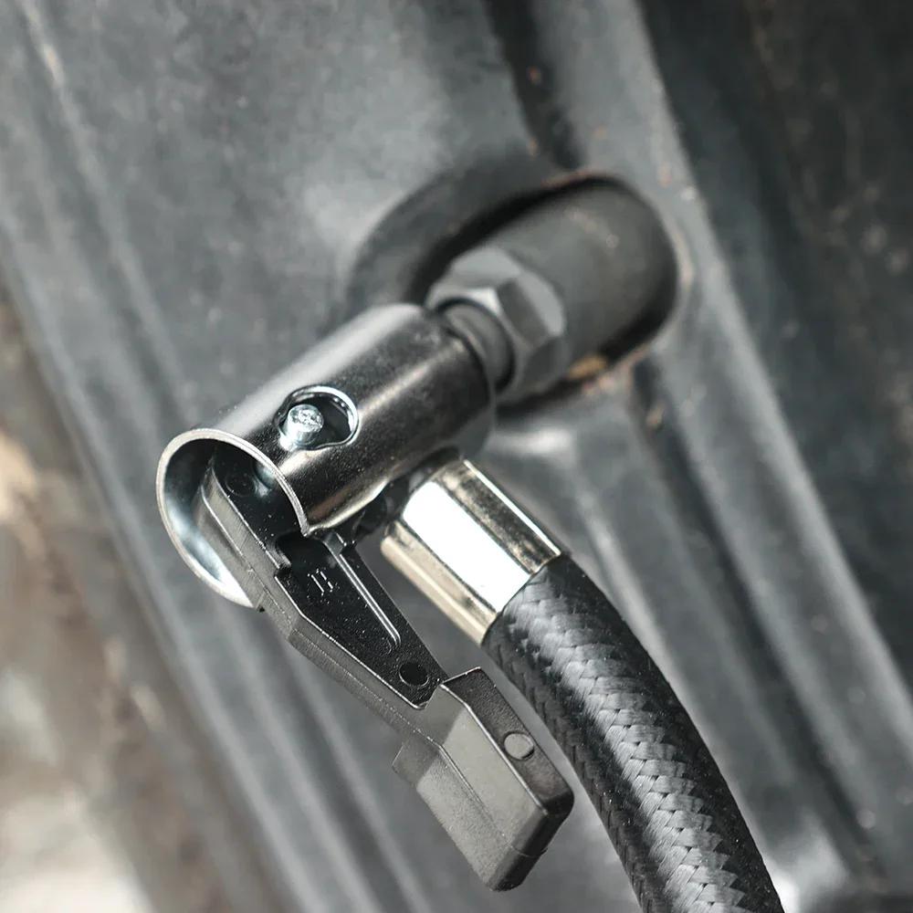 12V DC 300 PSI Car Tire Inflator, Compact Portable Air Compressor Pump with Cigarette Lighter Plug for Emergency Use