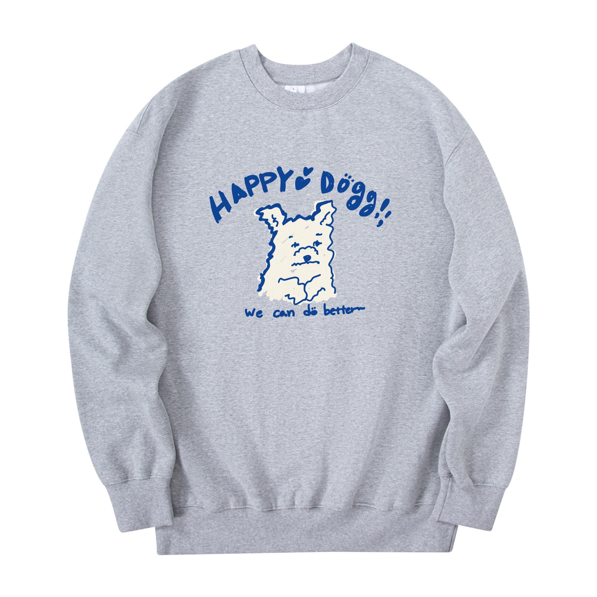Свитшот Radineo Happy Doggy Серый Gray (Gray)/Xl