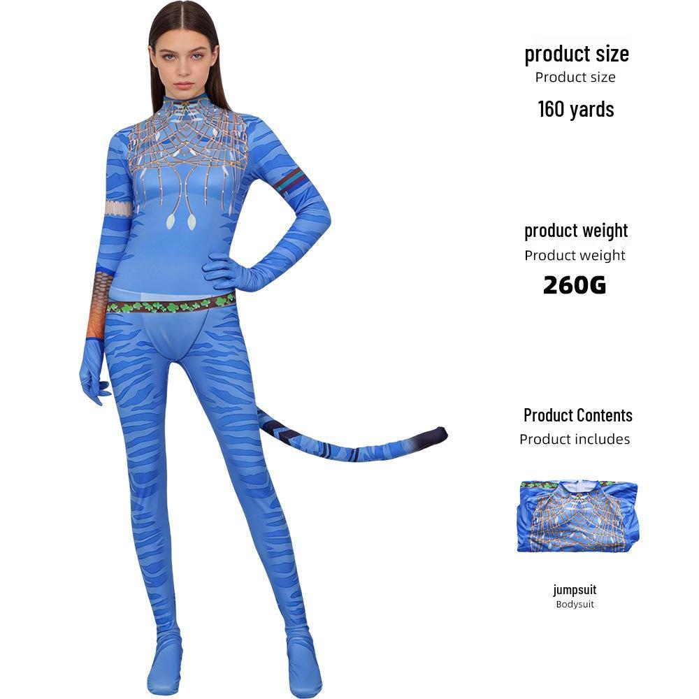 Avatar 3: Cesta vody Dospělý Kamuflážní Cosplay Kombinéza Kostým