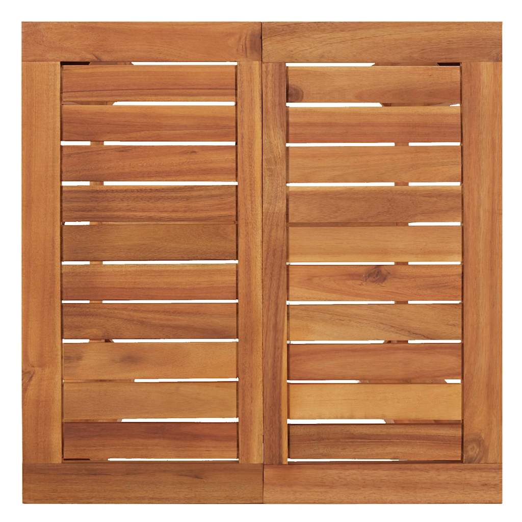 vidaXL Garten-Bartisch 60x60x105 cm Massivholz Akazie