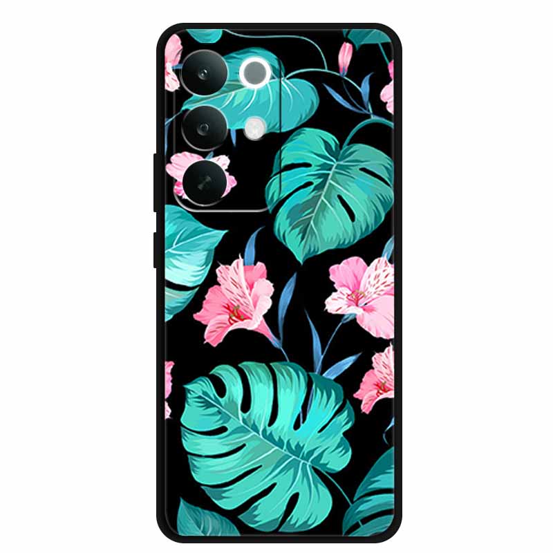3D Dragon Case For OPPO Realme C85 4G 15X 5G Relief Coque Bumper Silicone Soft Phone Cover C 85 15 X Embossed Blossoms Funda