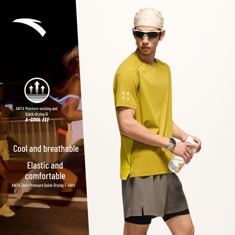 Anta Men s Quick-Dry Master C10 Running T-Shirt 2XL