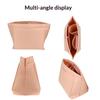 Felt Insert Bag Sturdy Foldable Handbag Liner Organizer Large Capacity Makeup Storage Bag for Travel Daily Use