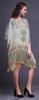 Phagun Ladies Kaftan Holiday Loungewear Midi Dress Beach Coverup-4X-5X