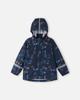 Kurtka Przeciwdeszczowa Raincoat Vesi Outdoorowa Wodoodporna Granatowa (5100025A-6983)