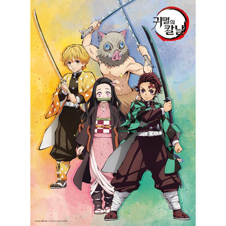 500 piece jigsaw puzzle - demon slayer blade demon slayer, popular Korean puzzle