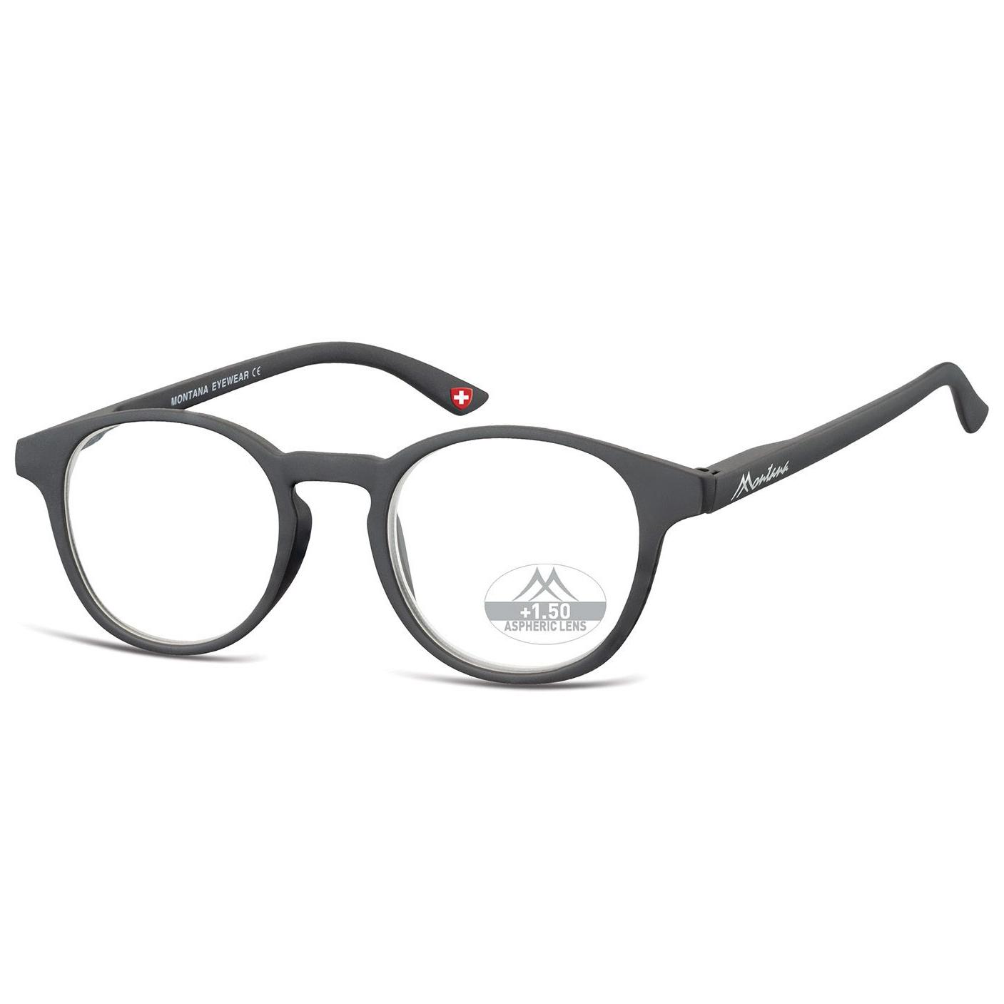 

Compact Reading Glasses Lightweight Round Readers Montana Eyewear MR52 +0.00