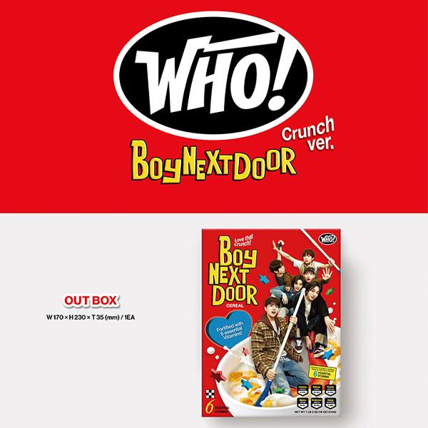 BOYNEXTDOOR 1st Single 'WHO!' (Crunch Ver. Who Ver.)