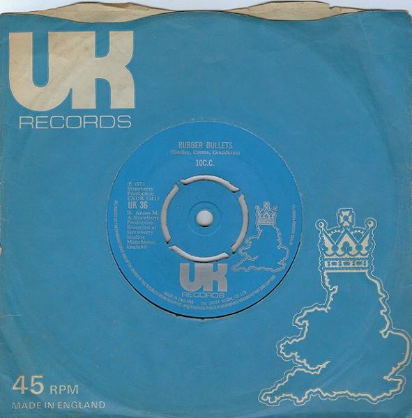 

7inch Record 10CC - Rubber Bullets UK36 UK Records 1977 UK Rock Used