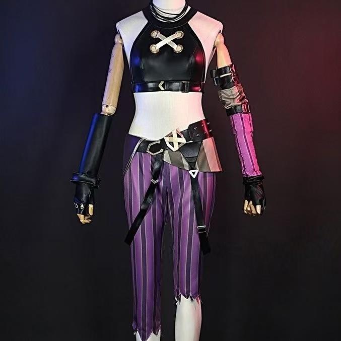 Halloween Cosplay Costume LOL Coswear League Of Legends Battle Of Two Cities Jinx Cosplay Costume Game Anime Game Cos