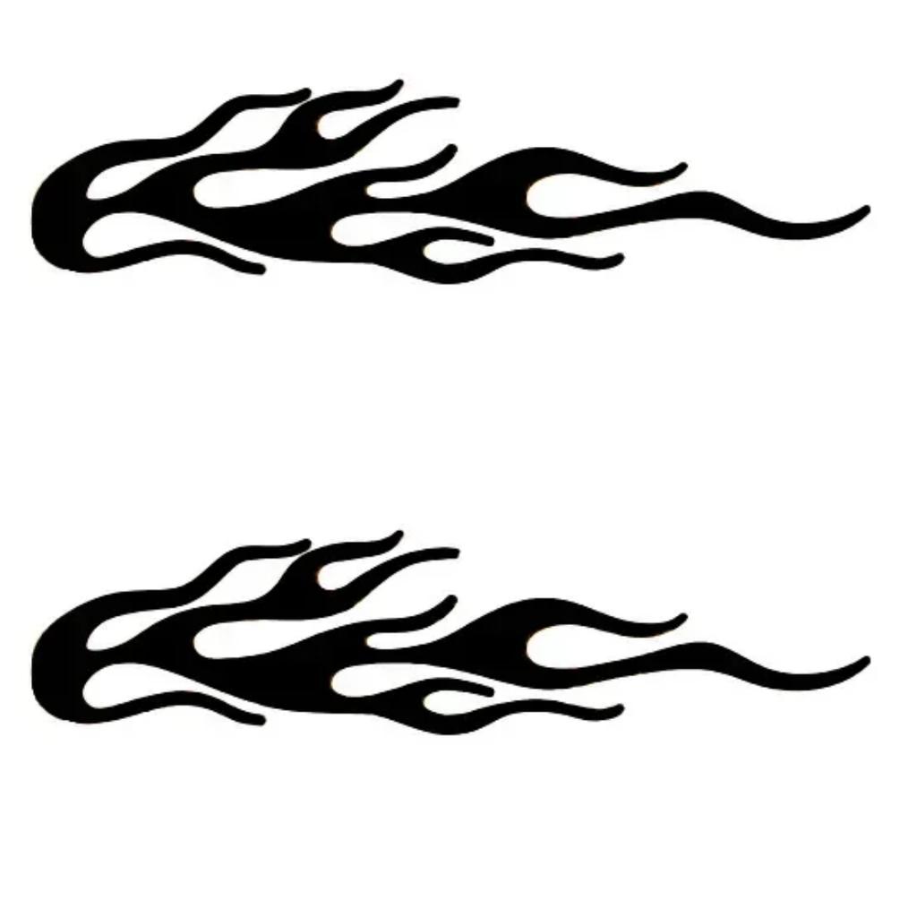 Motorrad Zubehör 3D Flamme Feuer Reflektierender Aufkleber Vinyl Decal Auto Styling Dekoration Dirtbike Universal
