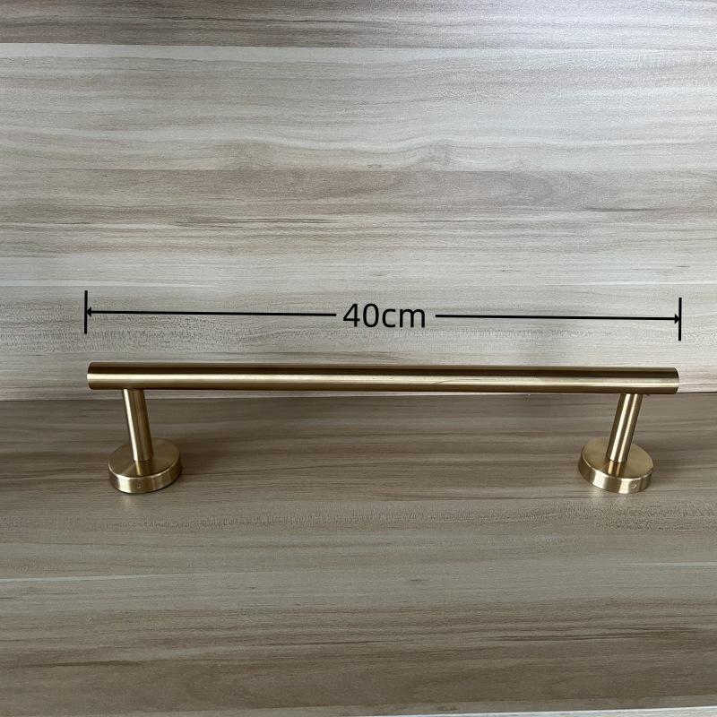 Stainless Steel No-Drill Wall-Mounted Towel and Toilet Paper Holder