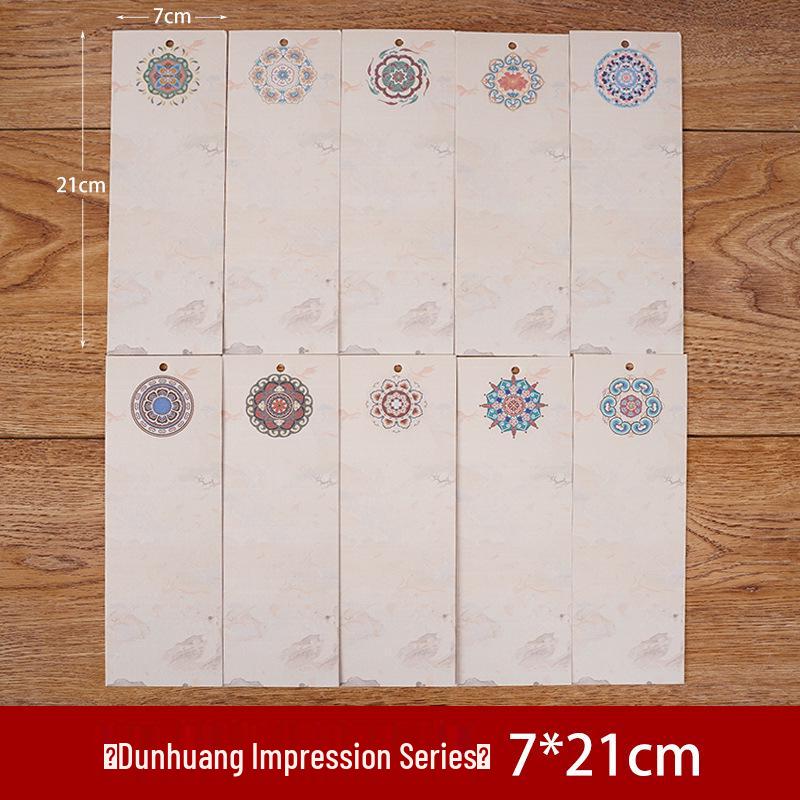 Traditional Chinese Calligraphy DIY Bookmark with Tassel for Students