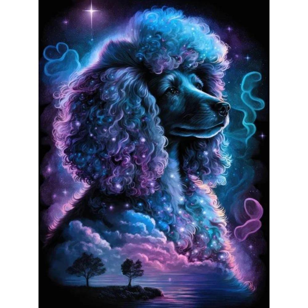 DIY Full Round Diamond Painting Cross Stitch 3D Animal Art Style Home Scene Decorative Diamond Painting 5d Diamond Art Painting