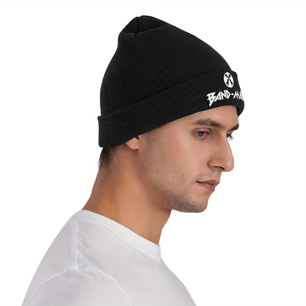 Men Women Beanie Hat Band Maid Japanese Girls Band Merch Warm Skull Knitted Hat Cap Bonnet Knit Hat