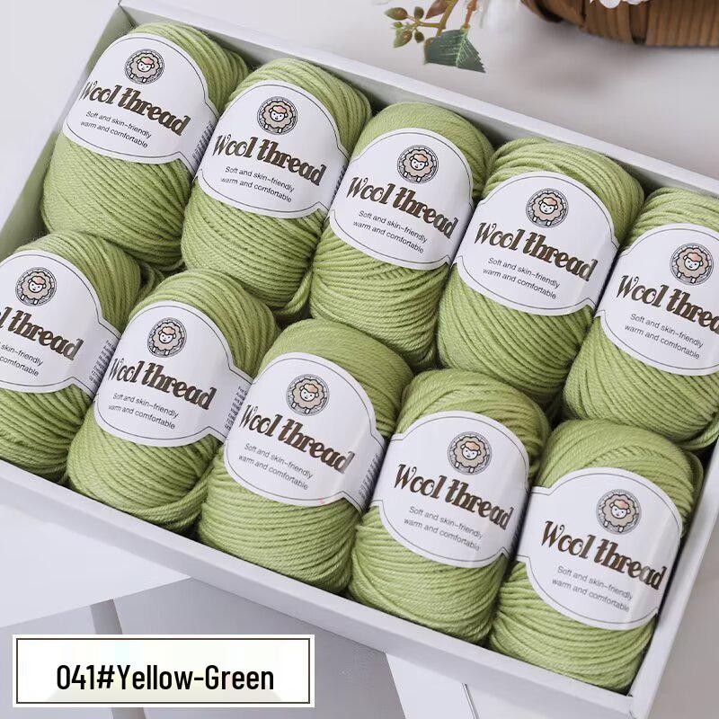 Wool Blend Yarn Ball - Medium Thickness for DIY Knitting Projects