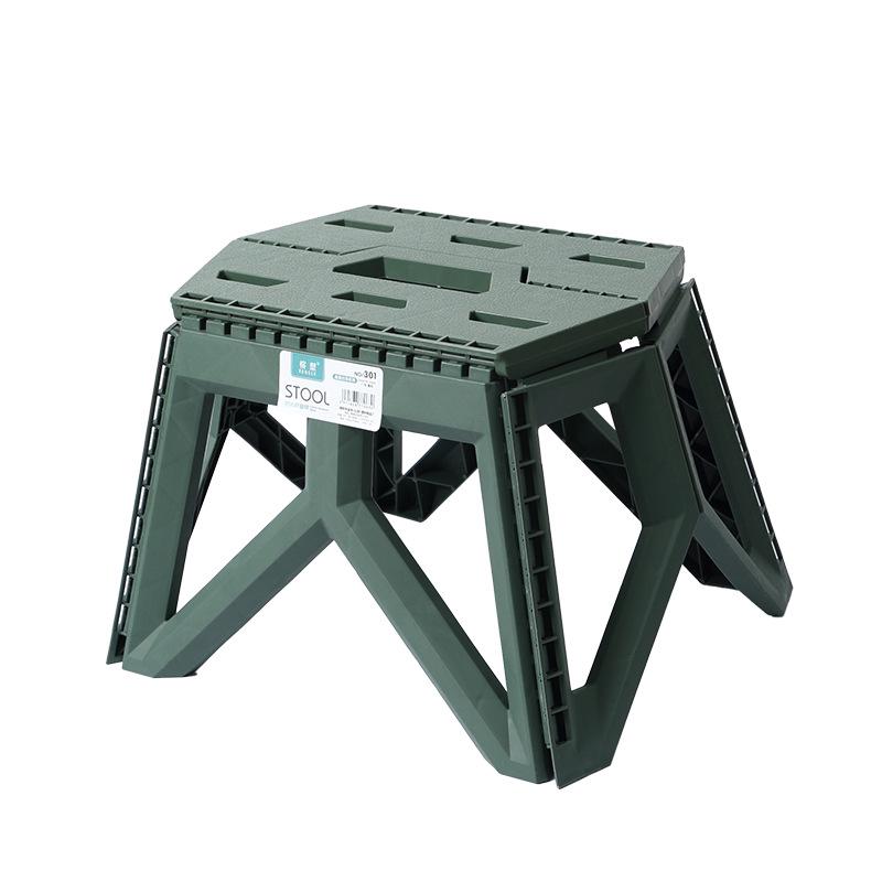Thickened Portable Plastic Folding Stool for Kids and Adults