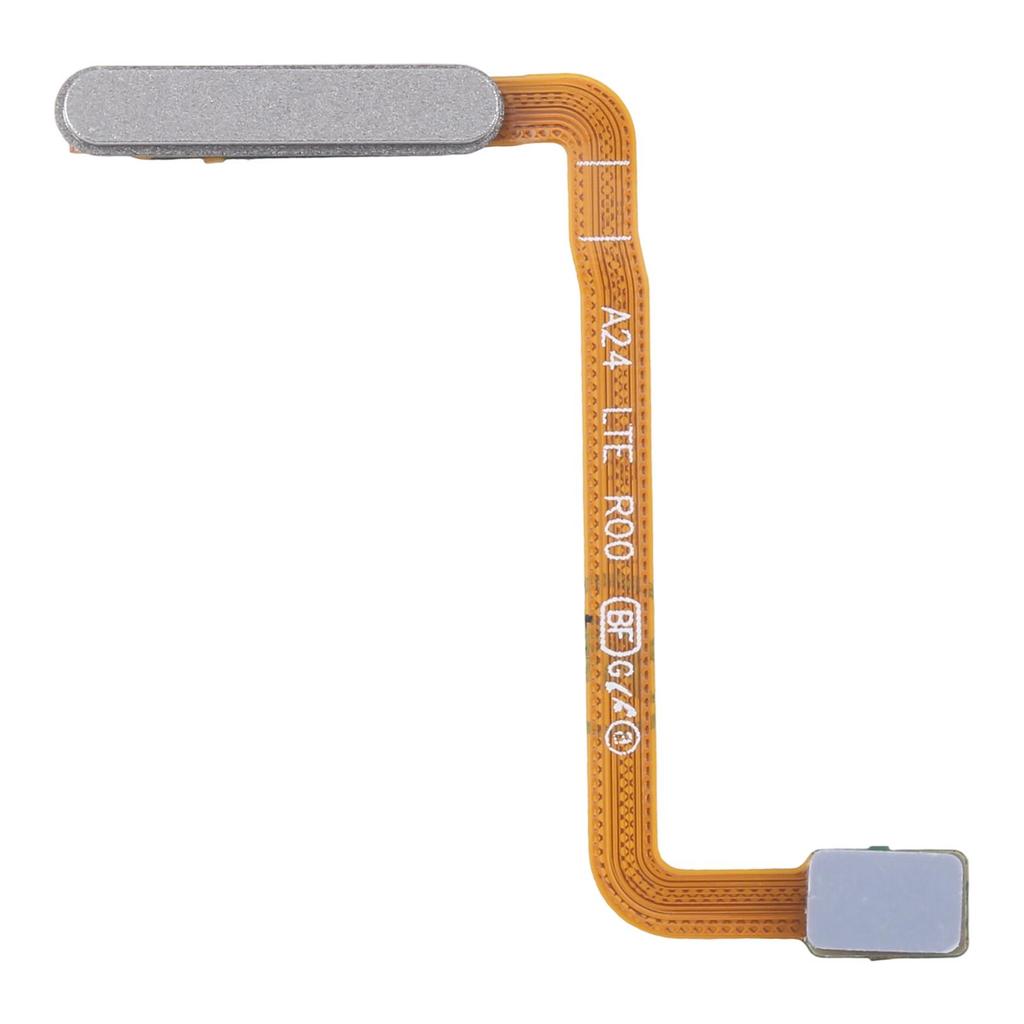 For Samsung Galaxy A24 4G SM-A245F Original Fingerprint Sensor Flex Cable Ribbon Silver Replacement