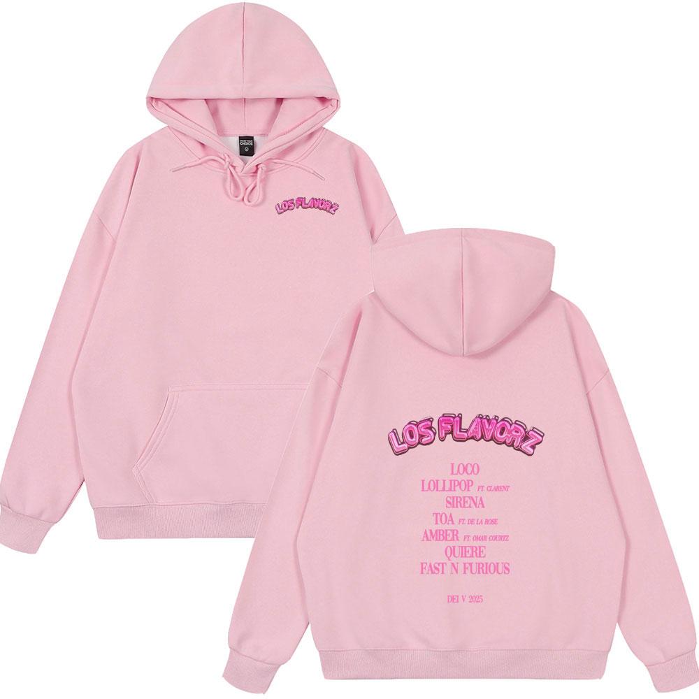 Rapper Dei V LOS FLAVORZ 2025 Album Hoodie Herren Damen Kleidung Vintage Hip Hop Oberteile Lässige Baumwolle Harajuku Oversized Herren Hoodies