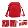 Multi Layer Mobile Phe Bag Mini Nyl Crossbody Bag Lightweight Armband Bag For Outdoor Sport Running