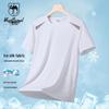 VANCAMEL Unisex Quick-Dry Sport Mesh Print Short Sleeve T-Shirt