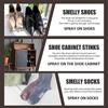 Spray antifongique Stérilisation des chaussures Déodorant en spray Parfum Némésis des odeurs de chaussures Artefact d'élimination des odeurs Herbacé