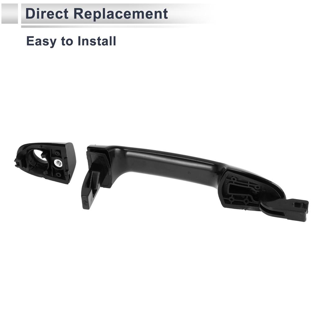 RATCHROLL Front Left Exterior Door Handle for Kia Spectra Cerato Durable Replacement Door Part Number 1 Piece 2005-2015, Handle, 826502F000, ABS,