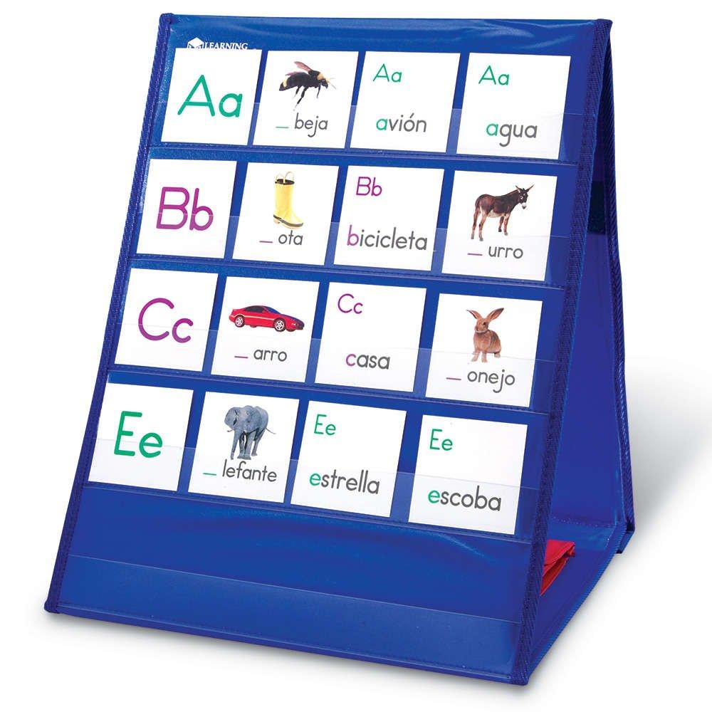 Learning Resources Tabletop Pocket LER 2523 Double-Sided Chart,
